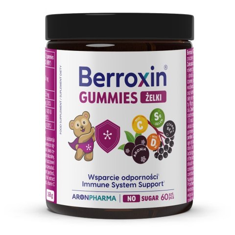 Aronpharma Berroxin ® Gummies 60 żelek Aronpharma Berroxin ® Gummies 60 żelek