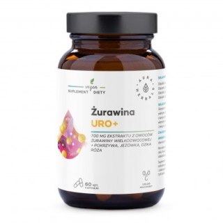 Aura Herbals Żurawina Uro+ 60 kapsułek