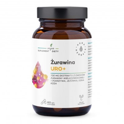 Aura Herbals Żurawina Uro+ 60 kapsułek