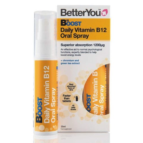 BetterYou Boost Witamina B12 w sprayu 25ml BetterYou Boost Witamina B12 w sprayu 25ml