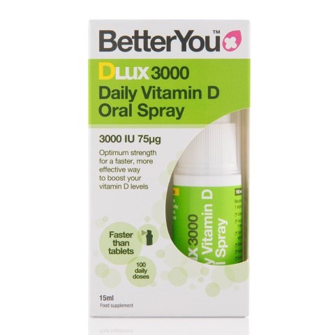 BetterYou Witamina D3 3000 IU 15 ml w sprayu