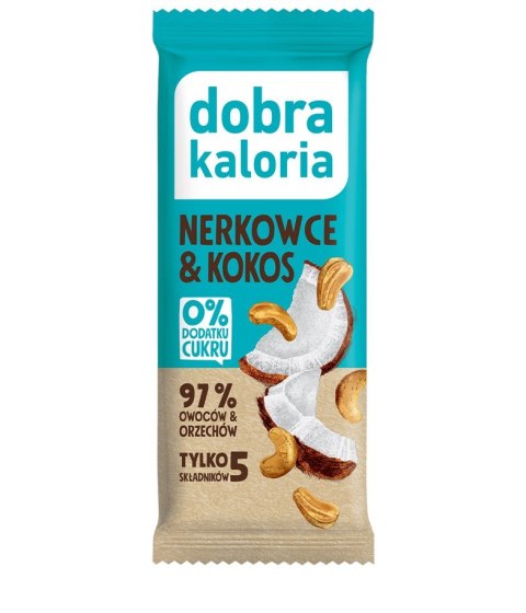 Dobra Kaloria Baton kokos & orzech 35g Dobra Kaloria Baton kokos & orzech 35g