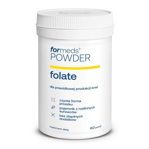 ForMeds Powder Folate Kwas foliowy 60 porcji ForMeds Powder Folate Kwas foliowy 60 porcji