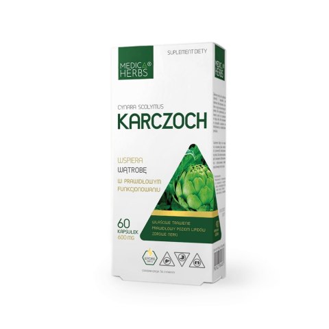 Medica Herbs Karczoch 60 kapsułek Medica Herbs Karczoch 60 kapsułek