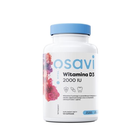 Osavi Witamina D3 2000IU 120 kapsułek Osavi Witamina D3 2000IU 120 kapsułek