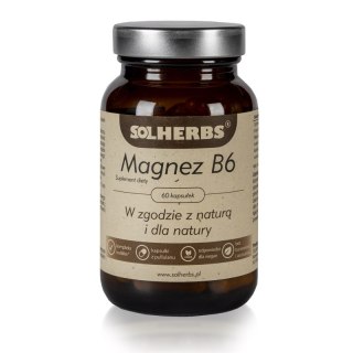 SOLHERBS Magnez z witaminą B6 60 kapsułek