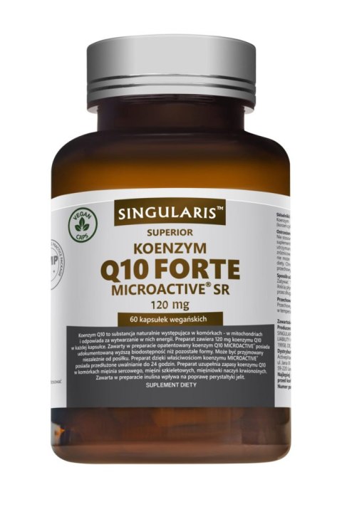 Singularis Superior Koenzym Q10 Forte SR 120mg 60 kapsułek Singularis Superior Koenzym Q10 Forte SR 120mg 60 kapsułek