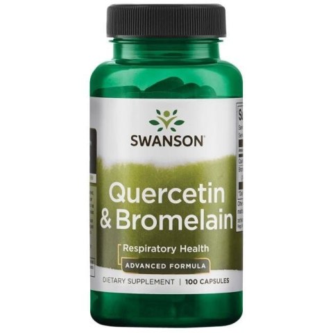Swanson Kwercetyna 250 mg i Bromelina 78 mg 100 kapsułek
