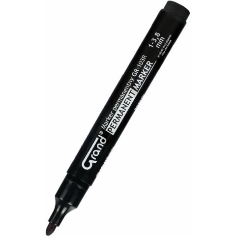 MARKER PERMANENTNY GRAND GR-103R CZARNY Grand