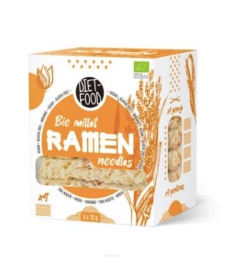 Diet Food BIO Makaron jaglany 100% Ramen 280g