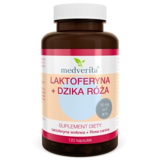 Medverita Laktoferyna + Dzika róża 120 kapsułek