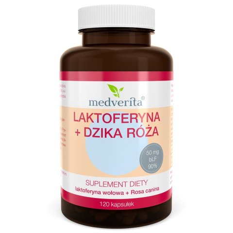 Medverita Laktoferyna + Dzika róża 120 kapsułek