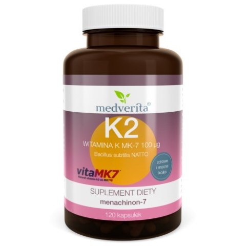 Medverita Witamina K2 MK-7 100 ug 120 kapsułek