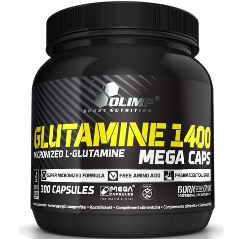 Olimp Glutamine 1400 Mega Caps 300 kapsułek Olimp Glutamine 1400 Mega Caps 300 kapsułek