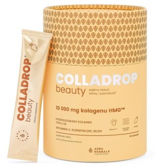 Aura Herbals Colladrop Beauty kolagen HMG 10000 mg Mango saszetki 30 sztuk