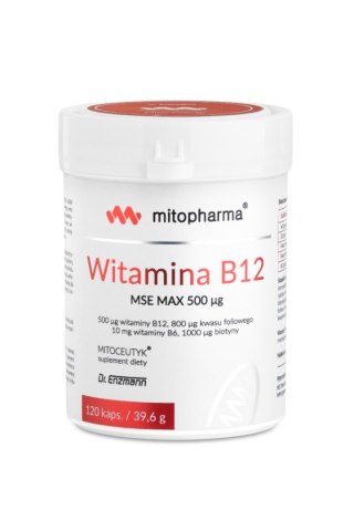 Mito-Pharma Witamina B12 MSE MAX 120 kapsułek