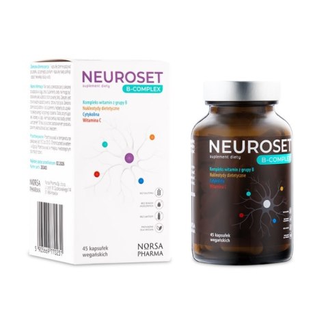 Norsa Pharma Neuroset B-Complex 45 kapsułek Norsa Pharma Neuroset B-Complex 45 kapsułek