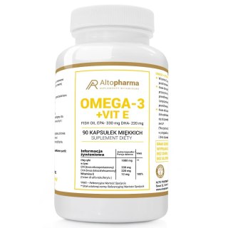 Altopharma Omega 3 EPA 330 mg DHA 220 mg + Witamina E 90 kapsułek miękkich