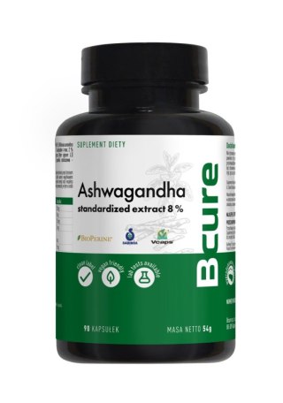 BCure Ashwagandha 90 kapsułek