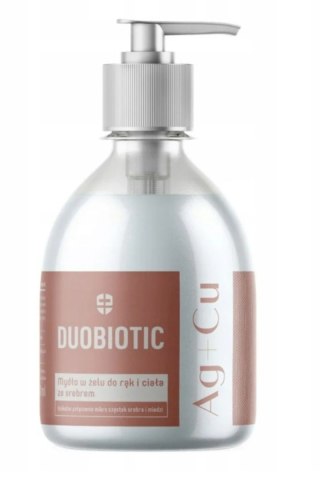 Duobiotic Mydło w żelu do rąk i ciała z cząstkami złota i miedzi 500 ml