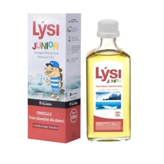Lysi Tran islandzki dla dzieci 240 ml o smaku mango-limonka