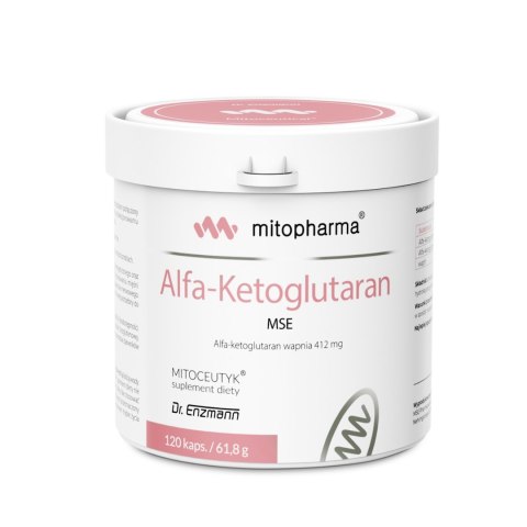 Mito-Pharma Alfa-Ketoglutaran MSE dr Enzmann 120 kapsułek