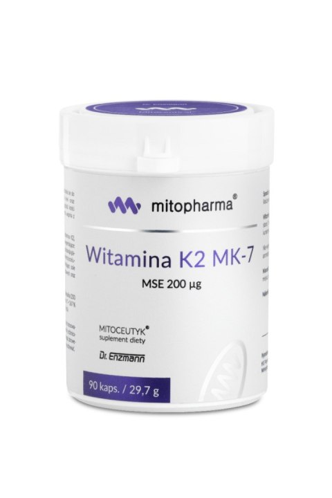 Mito-Pharma Witamina K2 MK7 90 kapsułek