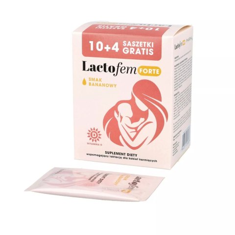 PharmaDot LACTOFEM FORTE 14 saszetek smak bananowy