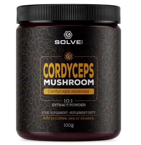 SolveLabs Cordyceps (Cordyceps Sinensis) 10:1 100 g SolveLabs Cordyceps (Cordyceps Sinensis) 10:1 100 g