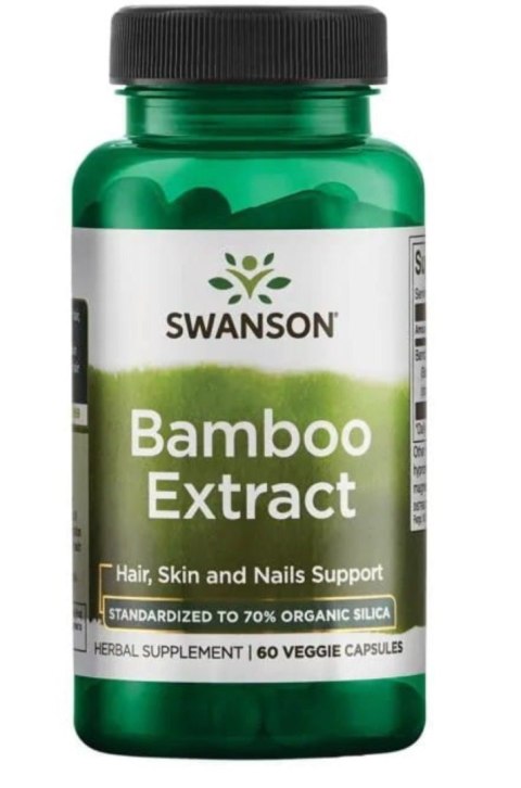 Swanson Bamboo extract 300 mg 60 kapsułek