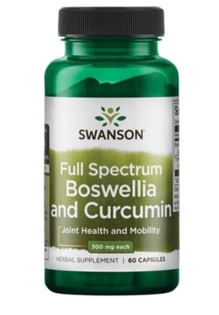 Swanson Full Spectrum Boswellia + Curcumin 60 kapsułek