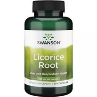 Swanson Licorice Root Lukrecja 450 mg 100 kapsułek