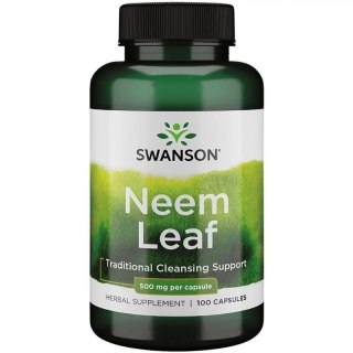 Swanson Neem Leaf 500 mg 100 kapsułek