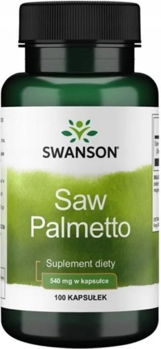 Swanson Saw Palmetto 540 mg 100 kapsułek