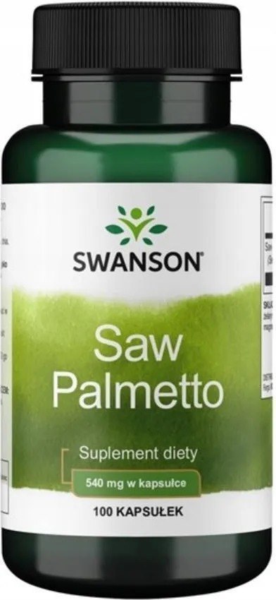 Swanson Saw Palmetto 540 mg 100 kapsułek Swanson Saw Palmetto 540 mg 100 kapsułek