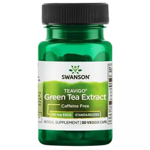 Swanson TEAVIGO green tea extract 30 vege kapsułek