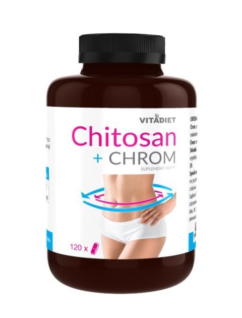 VITADIET Chitosan + Chrom 120 kapsułek