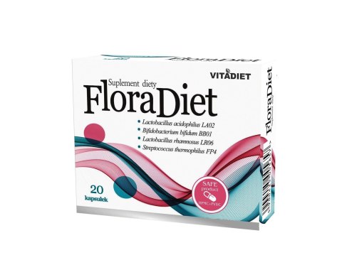 VITADIET Floradiet 20 kapsułek