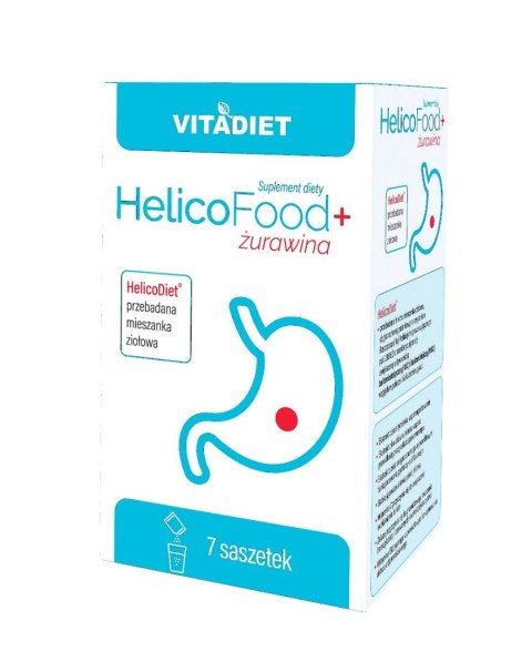 VITADIET HelicoFood + żurawina 7 saszetek