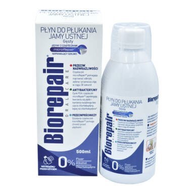 Biorepair Płyn do płukania ust antybakteryjny 500 ml