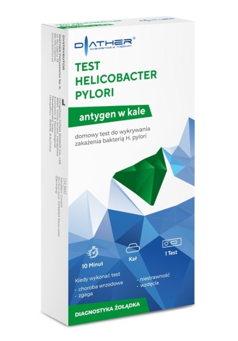 DIATHER Test Helicobacter Pylori kasetkowy