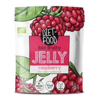 Diet Food Bio Żelki Owocowe Malina 50 g