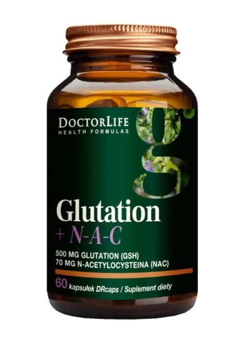 Doctor Life Glutation 500 mg + NAC 70 mg 60 kapsułek