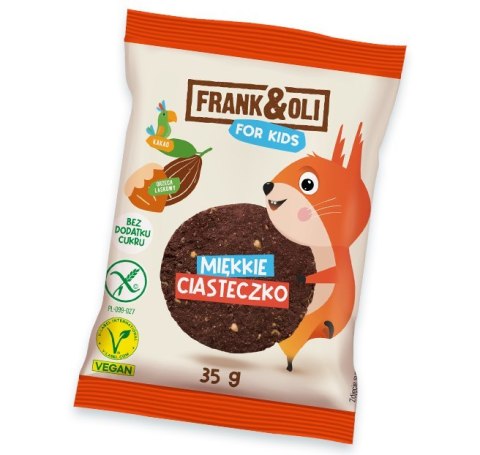 Frank&Oli For Kids Ciasteczko z Pastą z Orzechów Laskowych+ Kakao 35g