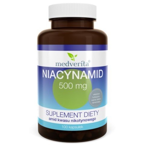 Medverita Niacynamid 500 mg 100 kapsułek