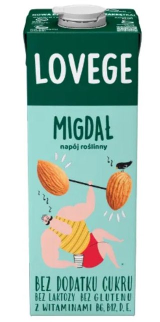 Sante Napój Lovege Migdałowy Bez Cukru 1l