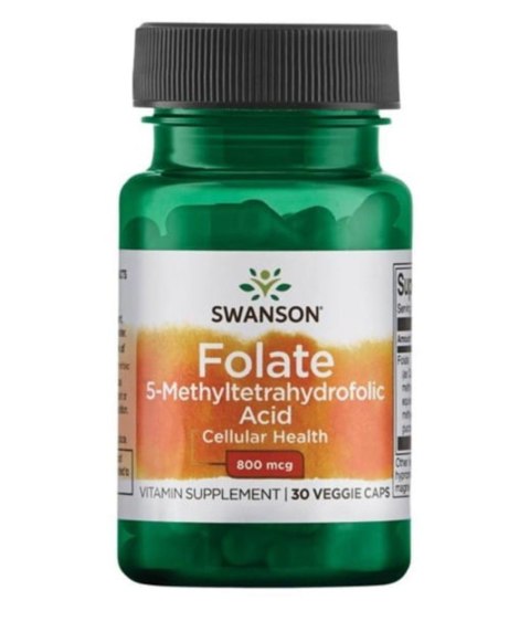 Swanson Folian Quatrefolic 800 μg 30 kapsułek
