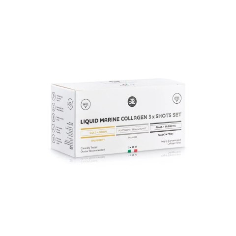 The Collagen Company Liquid Marine Collagen mix smaków 3 shoty x 30 ml