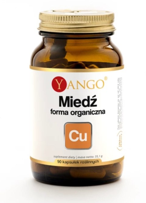 Yango Miedź forma organiczna 90 kapsułek