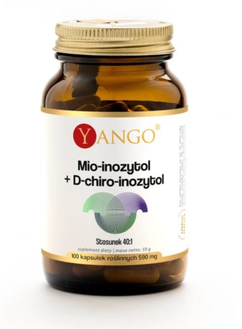 Yango Mio-inozytol + D-chiro-inozytol 100 kapsułek